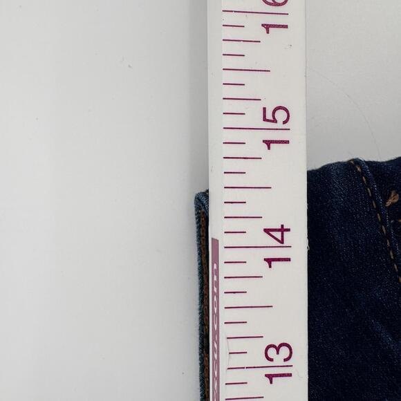 EUC Express Jeans Ankle Skinny Stella Low Rise Stretch Womens Size 6 Dark Wash - Picture 10 of 12